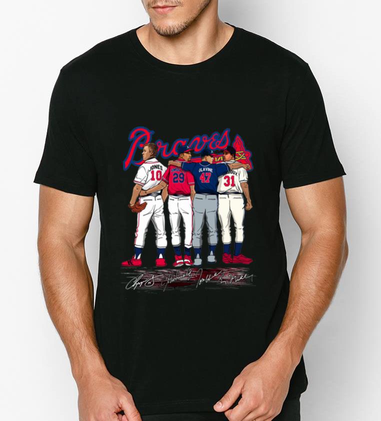 Awesome MLB Atlanta Braves Jones Smoltz Glavine Maddux Signatures shirt 4 - Awesome MLB Atlanta Braves Jones Smoltz Glavine Maddux Signatures shirt