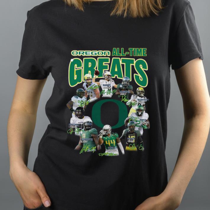 Awesome Oregon All time greats signatures shirt 4 - Awesome Oregon All-time greats signatures shirt