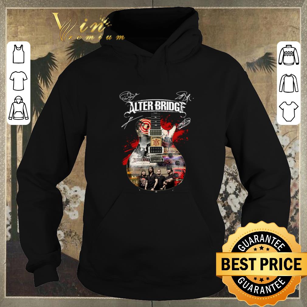 Awesome Signatures Alter Bridge guitarist shirt 4 - Awesome Signatures Alter Bridge guitarist shirt