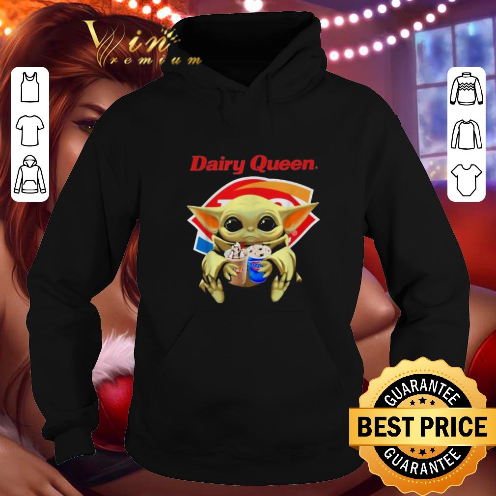 Awesome Star Wars Baby Yoda hug Dairy Queen Mandalorian shirt 4 - Awesome Star Wars Baby Yoda hug Dairy Queen Mandalorian shirt