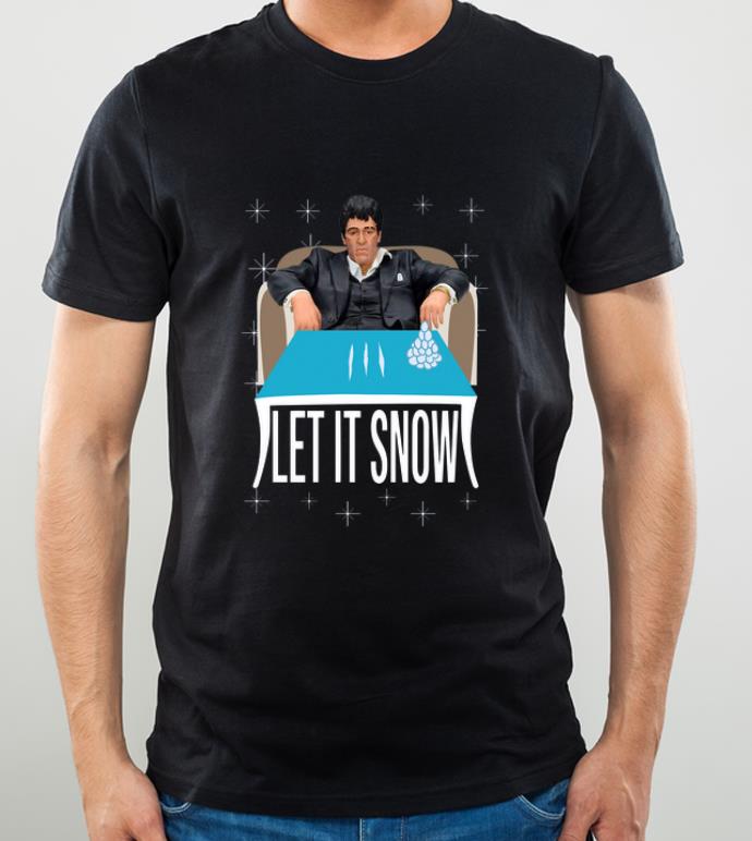 Awesome Tony Montana Walmart Cocaine Santa Let It Snow Christmas shirt 4 - Awesome Tony Montana Walmart Cocaine Santa Let It Snow Christmas shirt