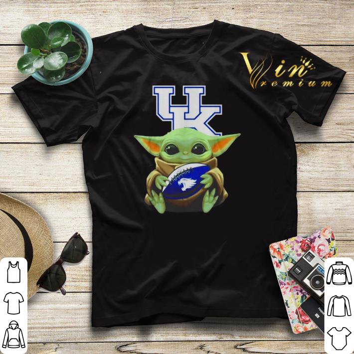 Baby Yoda hug Kentucky Wildcats Star Wars shirt sweater 4 - Baby Yoda hug Kentucky Wildcats Star Wars shirt sweater