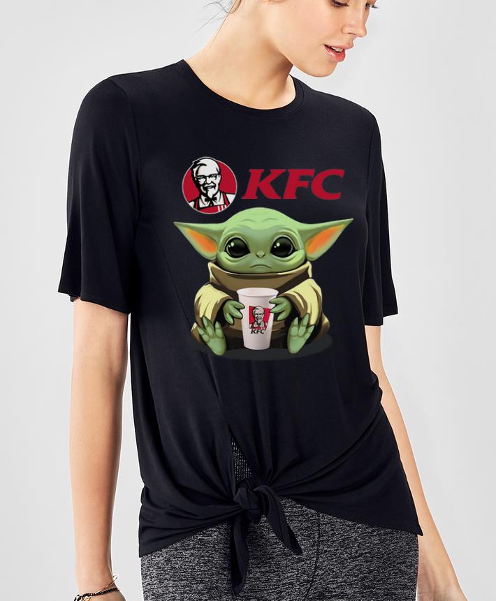 Beautiful Baby Yoda Hug KFC shirt 4 - Beautiful Baby Yoda Hug KFC shirt