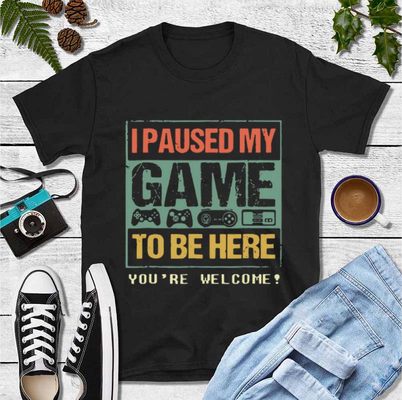 Beautiful I Paused My Game To Be Here shirt 4 - Beautiful I Paused My Game To Be Here shirt