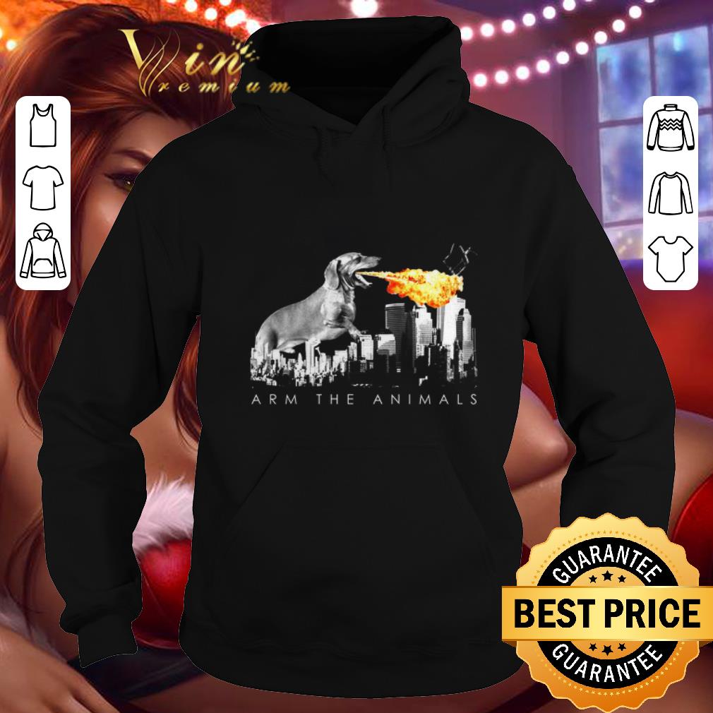 Best Daschund arm the animals Godzilla Dogzilla shirt 4 - Best Daschund arm the animals Godzilla Dogzilla shirt