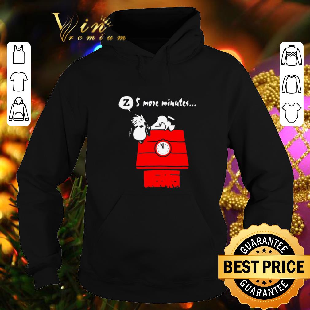 Best Snoopy 5 more minutes sleep on the red house shirt 4 - Best Snoopy 5 more minutes sleep on the red house shirt