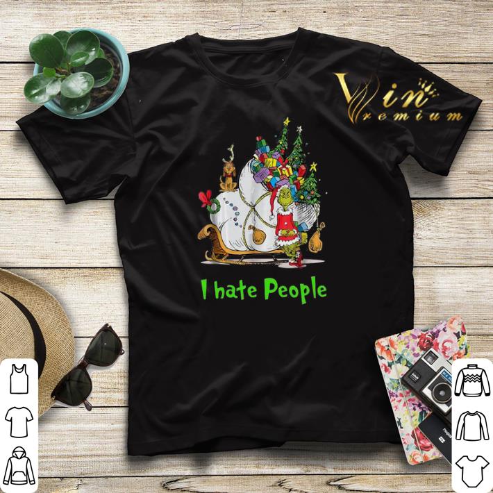 Christmas Santa Grinch I Hate People shirt Christmas Santa Grinch I Hate People shirt 4 - Christmas Santa Grinch I Hate People shirt