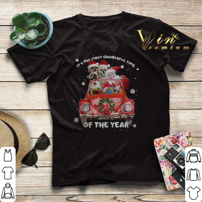 Christmas Shih Tzu Santa its the most wonderful time of the year shirt Christmas Shih Tzu Santa its the most wonderful time of the year shirt 4 - Christmas Shih Tzu Santa its the most wonderful time of the year shirt