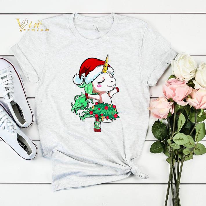 Christmas Tree Santa Unicorn Dance shirt Christmas Tree Santa Unicorn Dance shirt 4 - Christmas Tree Santa Unicorn Dance shirt