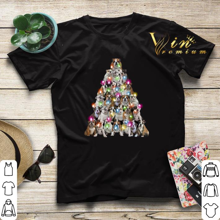 Christmas tree Bulldog shirt Christmas tree Bulldog shirt 4 - Christmas tree Bulldog shirt