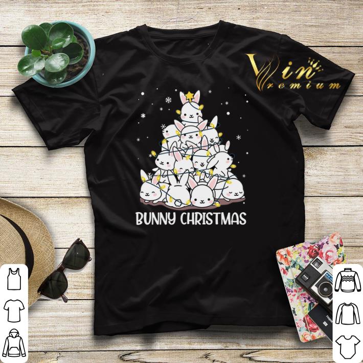 Christmas tree Bunny Rabbit shirt 4 - Christmas tree Bunny Rabbit shirt