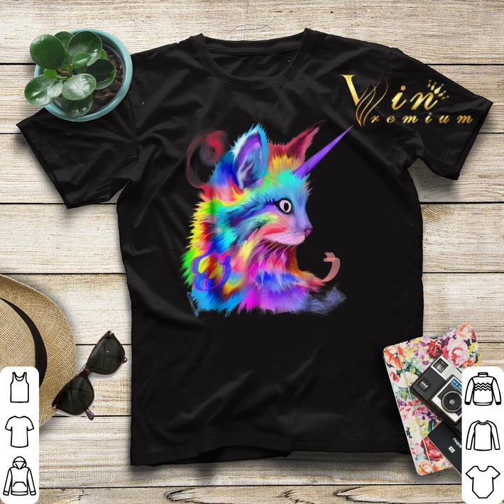 Colorful Cute Rainbow Kitten Unicorn Cat shirt sweater 4 - Colorful Cute Rainbow Kitten Unicorn Cat shirt sweater