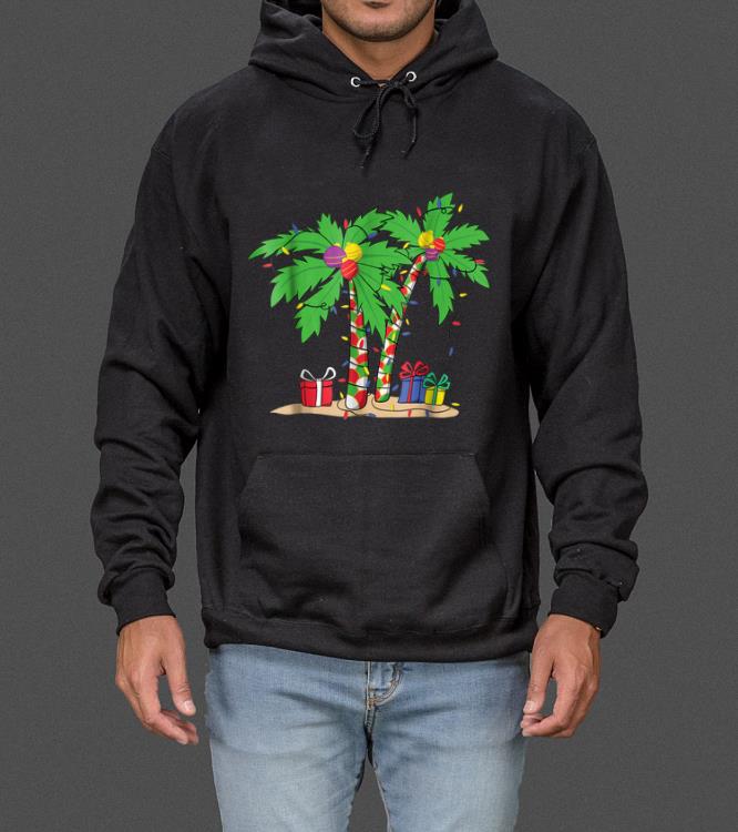 Decorated Christmas Palm Tree Tropical Xmas Coconut sweater 4 - Decorated Christmas Palm Tree Tropical Xmas Coconut sweater