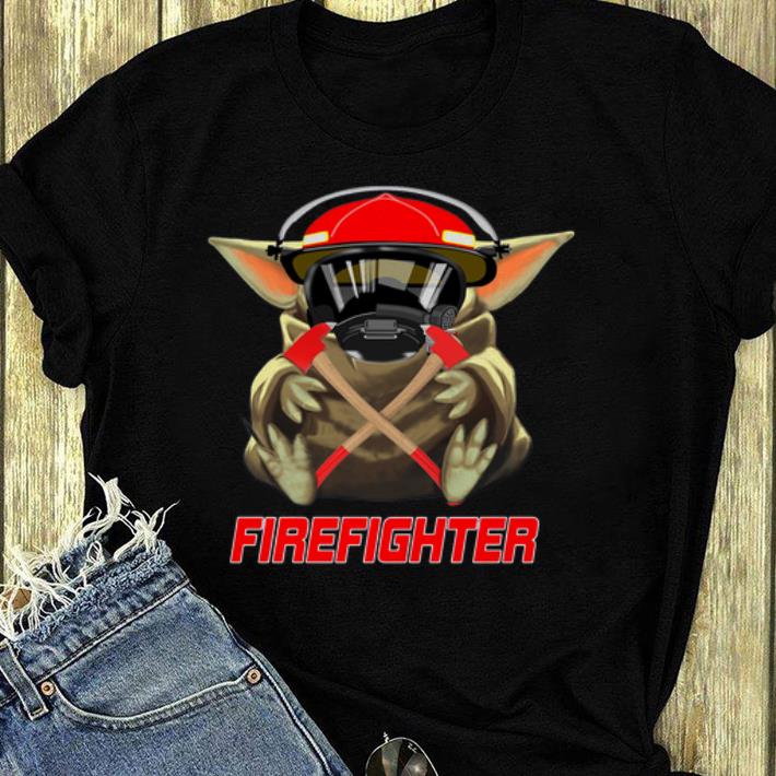 Funny Baby Yoda Firefighter shirt 4 - Funny Baby Yoda Firefighter shirt