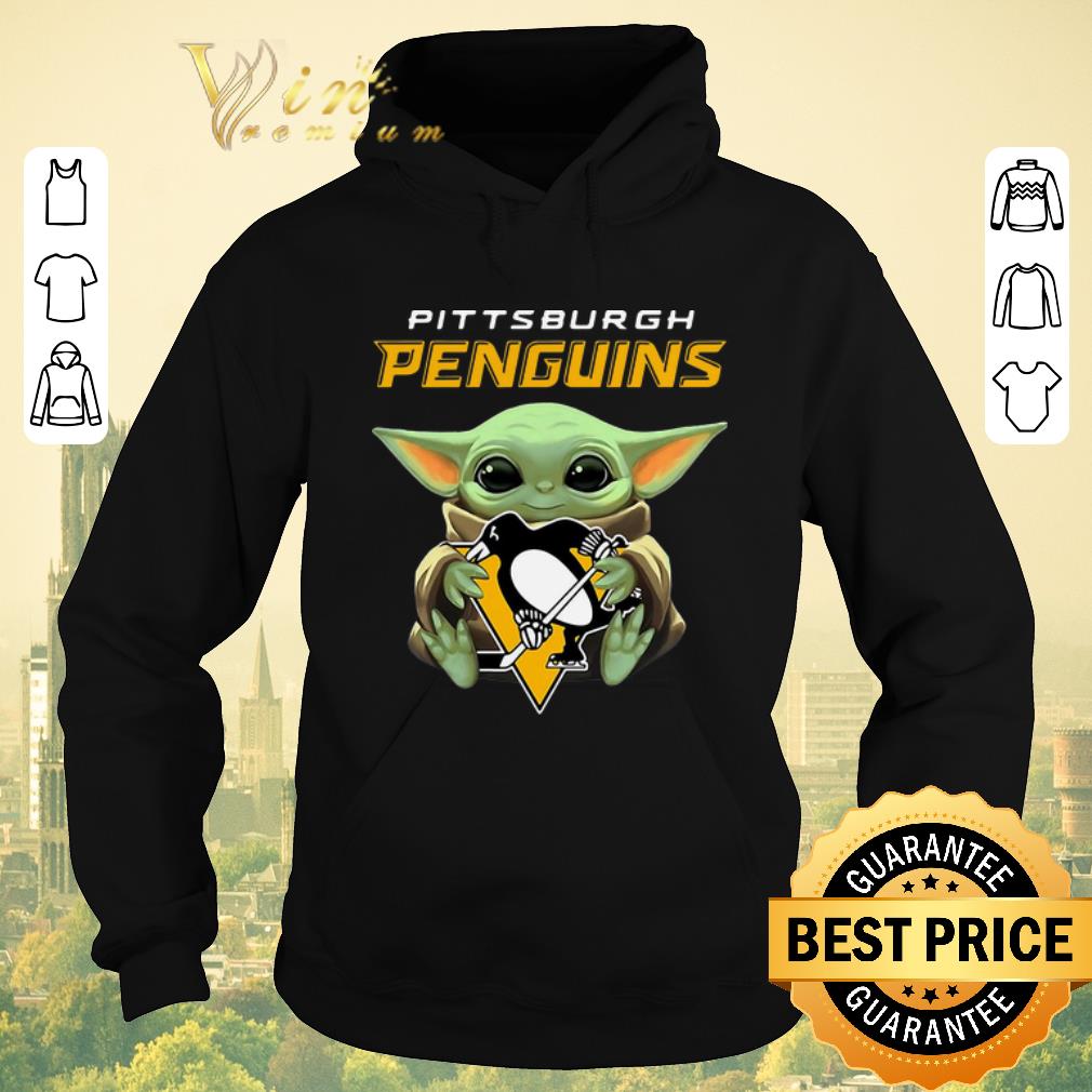 Funny Baby Yoda Hug Pittsburgh Penguins Star Wars shirt sweater 4 - Funny Baby Yoda Hug Pittsburgh Penguins Star Wars shirt sweater