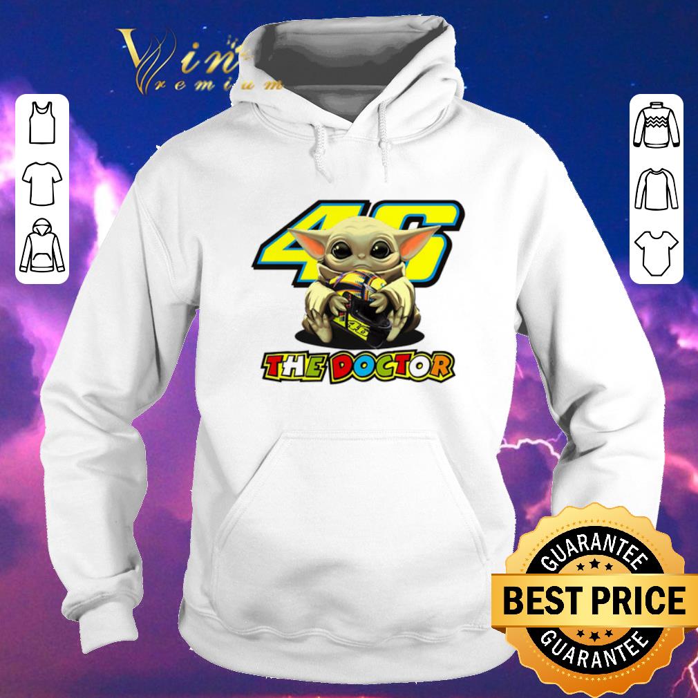 Funny Baby Yoda hug 46 The Doctor Valentino Rossi Star Wars shirt sweater 4 - Funny Baby Yoda hug 46 The Doctor Valentino Rossi Star Wars shirt sweater