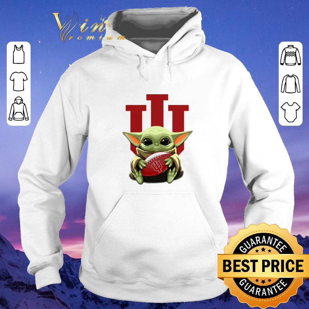Funny Baby Yoda hug Indiana Hoosiers Star Wars shirt sweater 4 - Funny Baby Yoda hug Indiana Hoosiers Star Wars shirt sweater