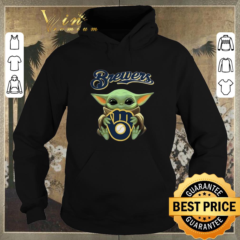Funny Baby Yoda hug Milwaukee Brewers Star Wars Mandalorian shirt sweater 4 - Funny Baby Yoda hug Milwaukee Brewers Star Wars Mandalorian shirt sweater