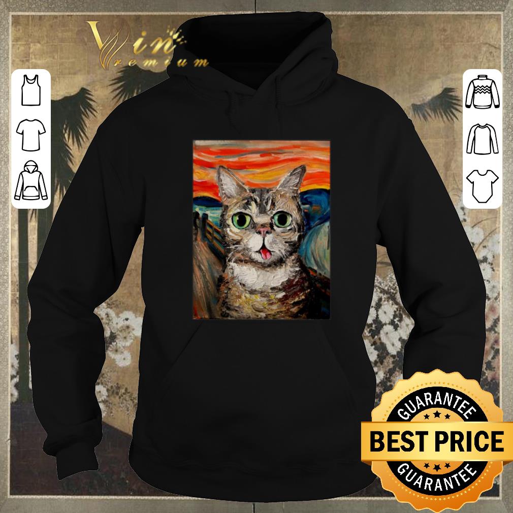 Funny Lil Bub The Scream Vincent Van Gogh shirt sweater 4 - Funny Lil Bub The Scream Vincent Van Gogh shirt sweater