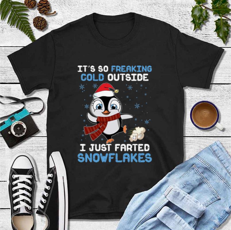 Funny Penguin It s So Freaking Cold Outside Snowflakes Christmas shirt 4 - Funny Penguin It’s So Freaking Cold Outside Snowflakes Christmas shirt