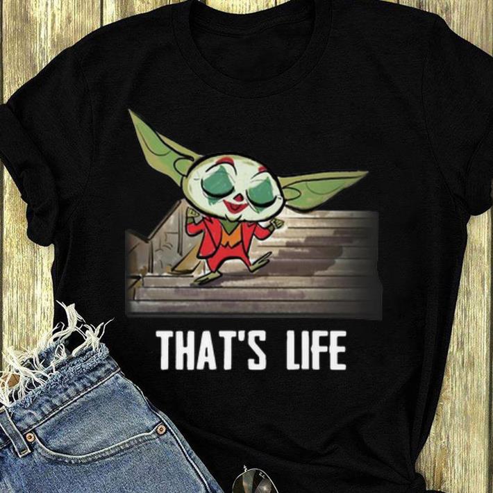 Great Baby Yoda Joker Dancing That s Life shirt 4 - Great Baby Yoda Joker Dancing That’s Life shirt