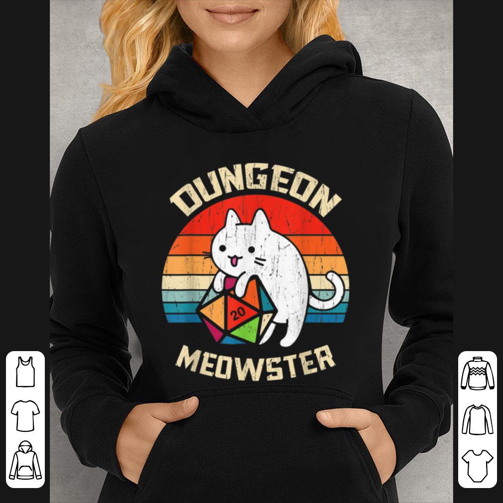 Great Dungeon Meowster Cat Lover D20 Rpg Vintage shirt 4 - Great Dungeon Meowster Cat Lover D20 Rpg Vintage shirt