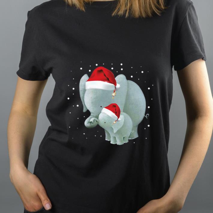 Great Elephants Mom And Baby Christmas shirt 4 - Great Elephants Mom And Baby Christmas shirt