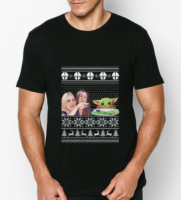 Great Woman Yelling At A Baby Yoda Ugly Christmas shirt 4 1 - Great Woman Yelling At A Baby Yoda Ugly Christmas shirt