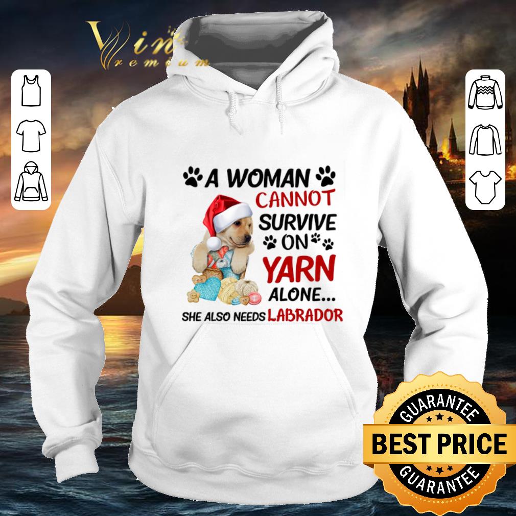 Hot A woman cannot survive on yarn alone she also needs Labrador shirt 4 - Hot A woman cannot survive on yarn alone she also needs Labrador shirt