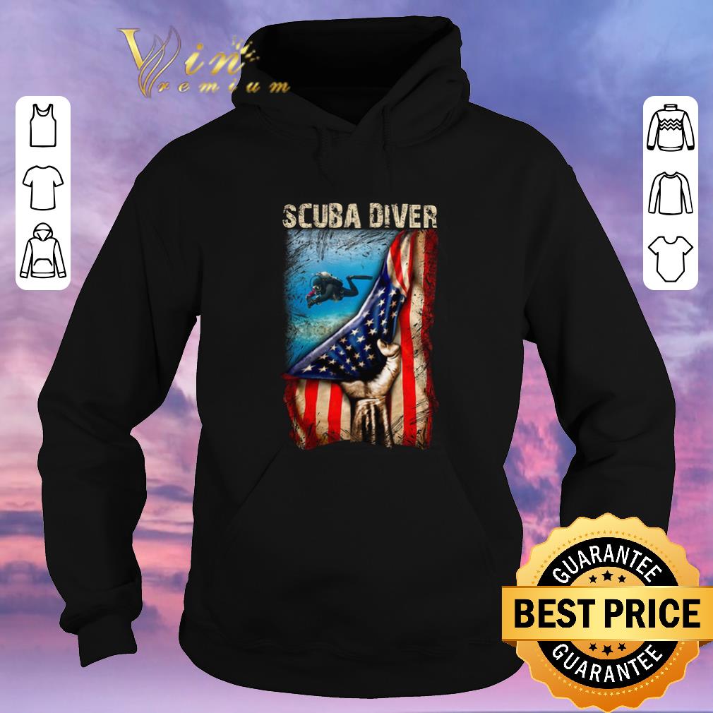 Hot American flag Scuba Diver shirt 4 - Hot American flag Scuba Diver shirt