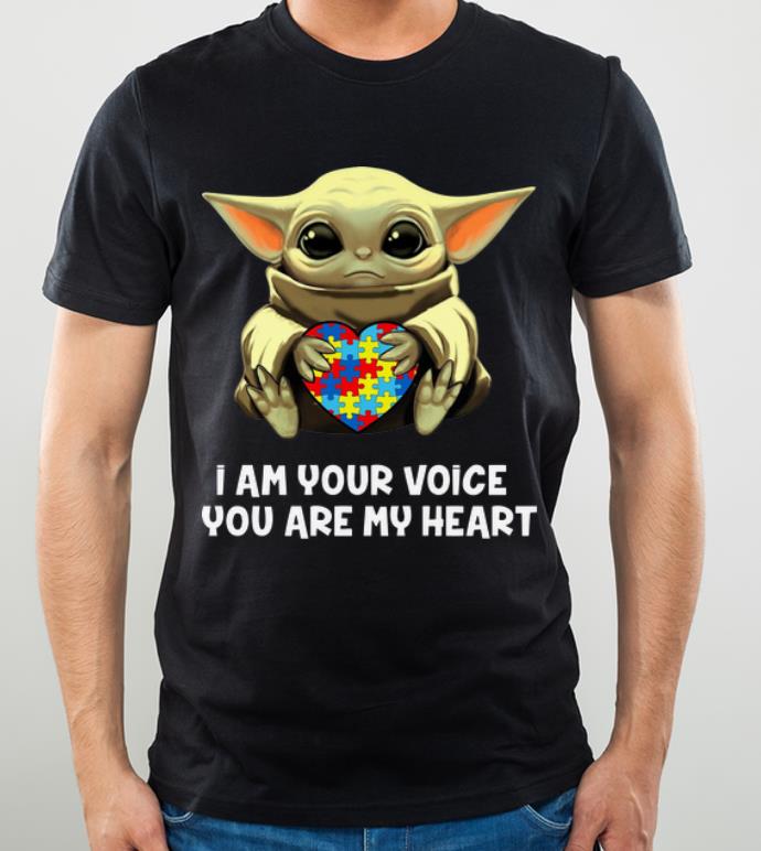 Hot Baby Yoda Hug Autism Heart I Am Voice You Are My Heart shirt 4 - Hot Baby Yoda Hug Autism Heart I Am Voice You Are My Heart shirt