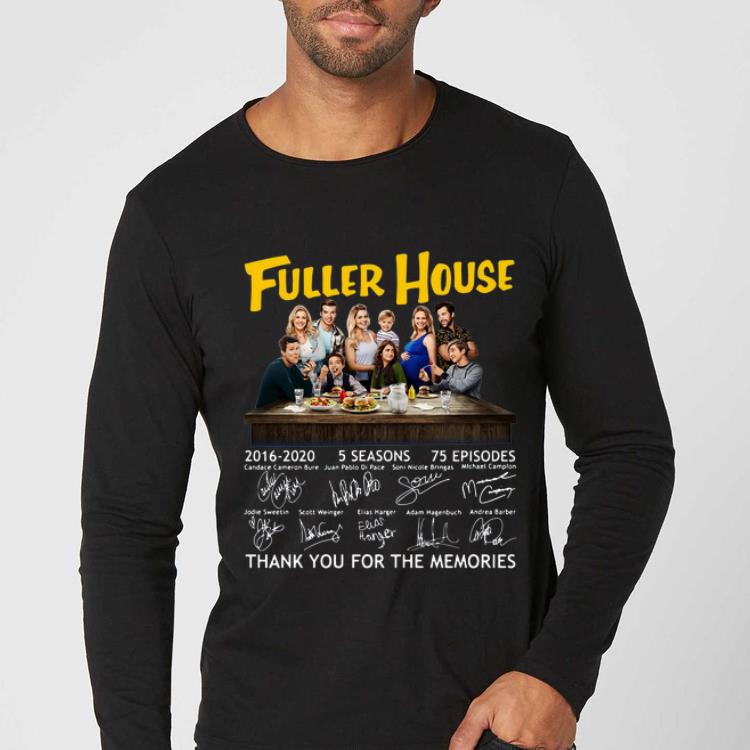 Hot Fuller House Party Thank You For The Memories Signatures shirt 4 - Hot Fuller House Party Thank You For The Memories Signatures shirt