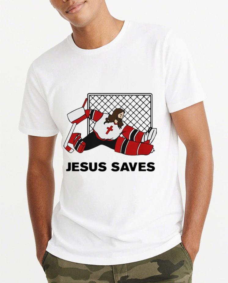 Hot Hockey Christian Jesus Saves shirt 4 - Hot Hockey Christian Jesus Saves shirt