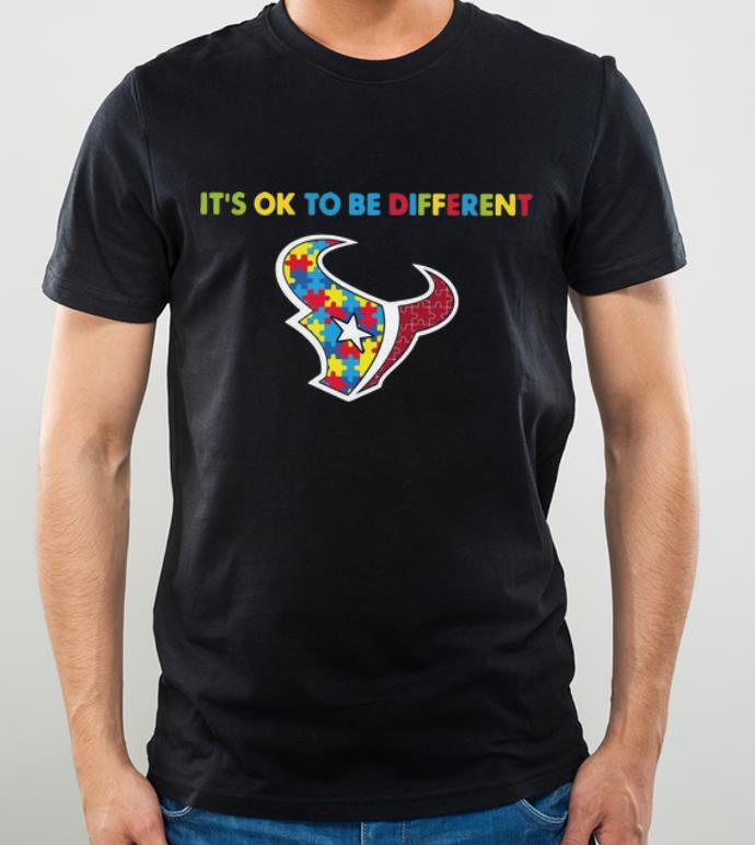 Hot Houston Texans Autism It s Ok To Be Different shirt 4 - Hot Houston Texans Autism It’s Ok To Be Different shirt