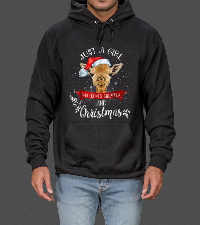 Hot JUST A GIRL WHO LOVES GIRAFFES AND CHRISTMAS sweater 4 - Hot JUST A GIRL WHO LOVES GIRAFFES AND CHRISTMAS sweater