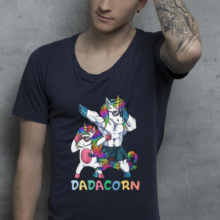Hot Rainbow Unicorn Dabbing Father Dadacorn shirt 4 - Hot Rainbow Unicorn Dabbing Father Dadacorn shirt