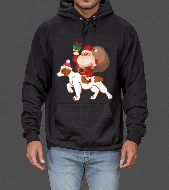 Hot Santa Riding Brittany Christmas Pajama Gift sweater 4 - Hot Santa Riding Brittany Christmas Pajama Gift sweater