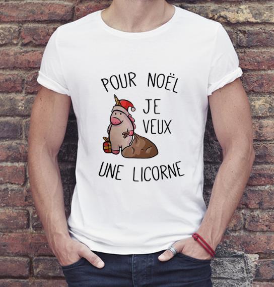 Hot Santa Unicorn Pour Noël Je Veux Une Licorne shirt 4 - Hot Santa Unicorn Pour Noël Je Veux Une Licorne shirt