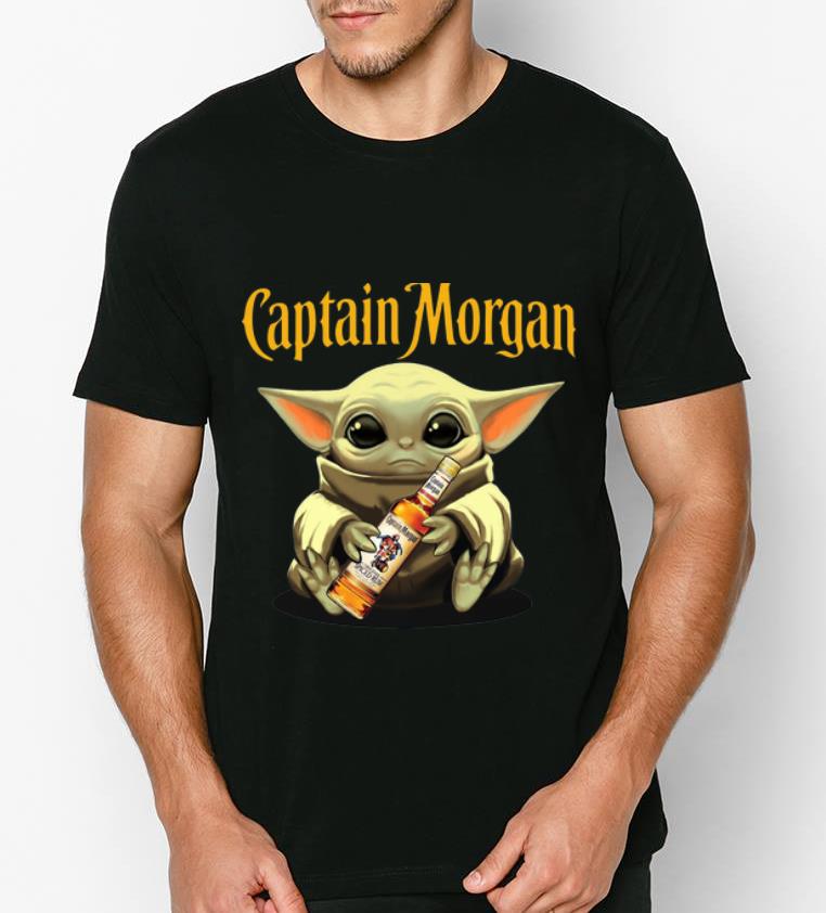 Hot Star Wars Baby Yoda Hug Captain Morgan shirt 4 - Hot Star Wars Baby Yoda Hug Captain Morgan shirt