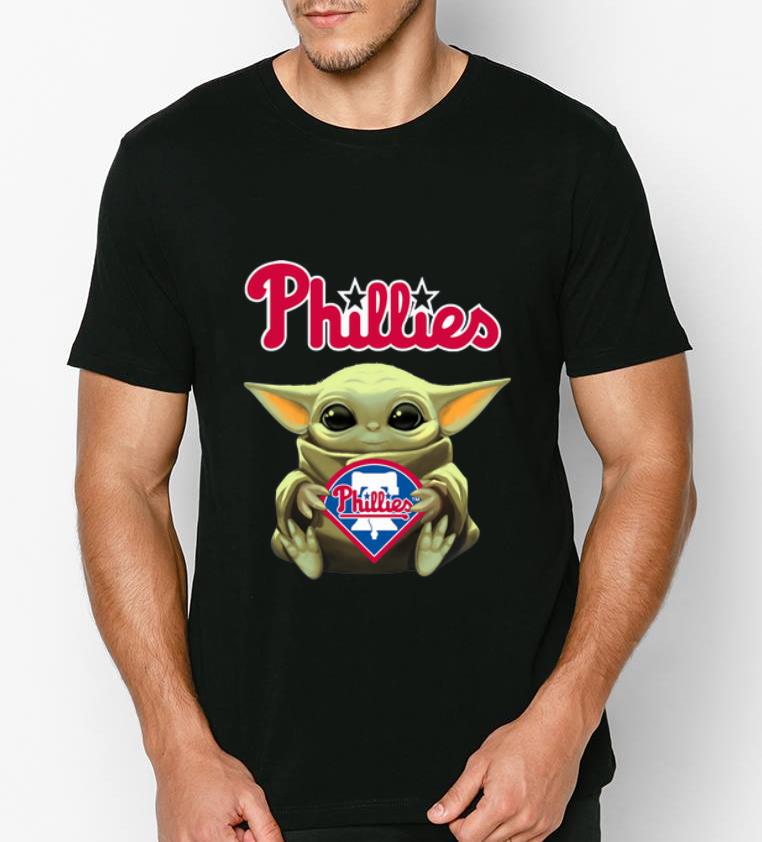 Hot Star Wars Softball Baby Yoda Hug Philadelphia Phillies shirt 4 - Hot Star Wars Softball Baby Yoda Hug Philadelphia Phillies shirt