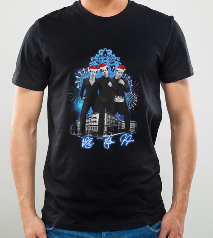 Hot The Jonas Brothers signature christmas shirt 4 - Hot The Jonas Brothers signature christmas shirt