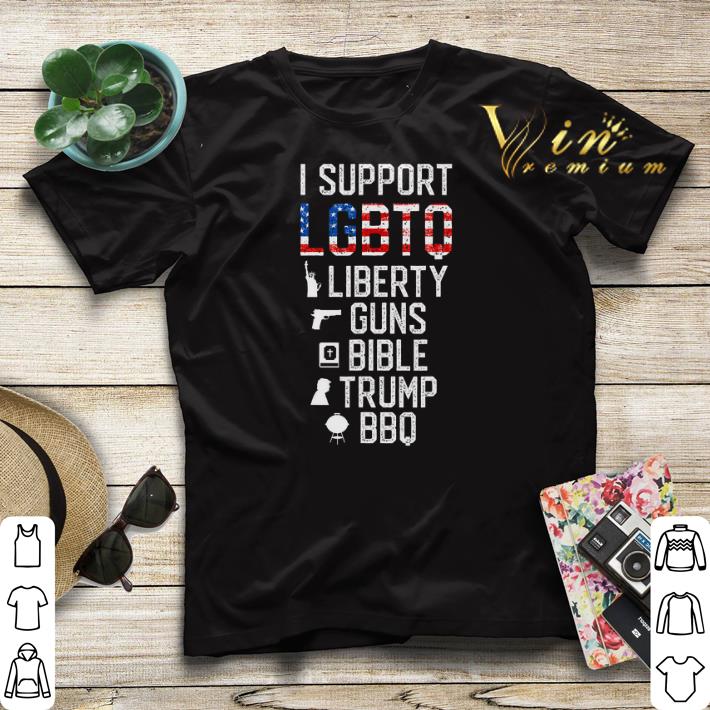 I Support LGBTQ Liberty Guns Bible Trump BBQ shirt sweater 4 - I Support LGBTQ Liberty Guns Bible Trump BBQ shirt sweater