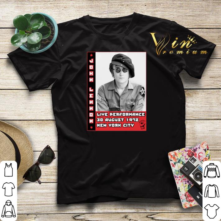 John Lennon live performance 30 august 1972 New York City shirt sweater John Lennon live performance 30 august 1972 New York City shirt sweater 4 - John Lennon live performance 30 august 1972 New York City shirt sweater