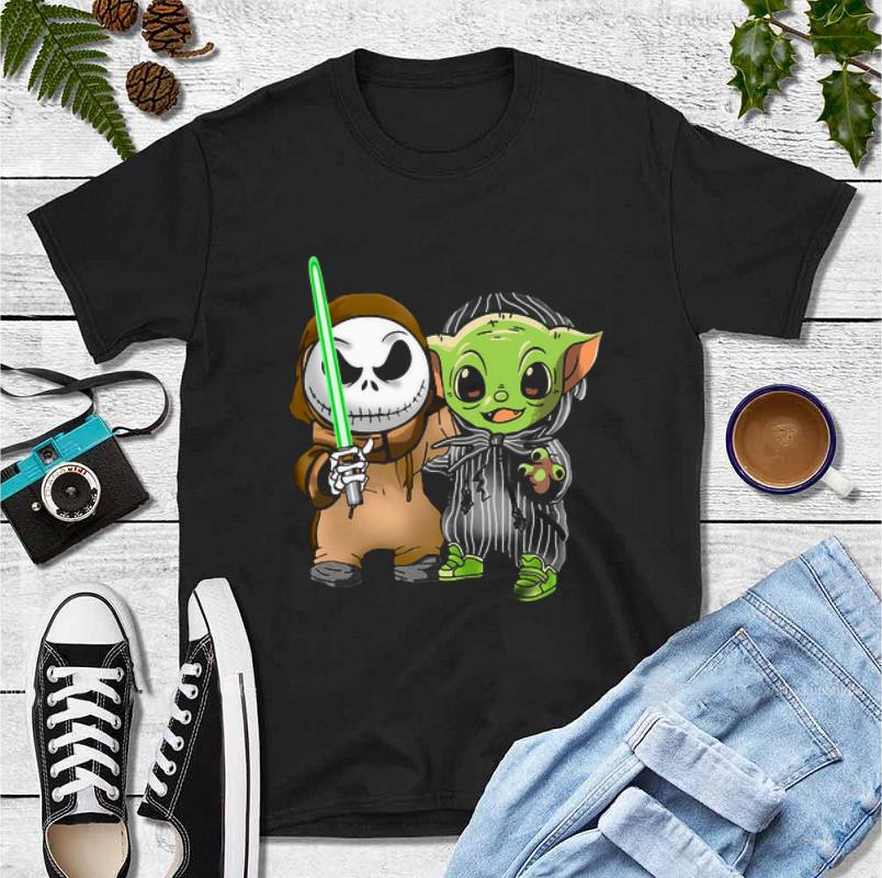 Nice Baby Yoda and Jack Skellington shirt 4 - Nice Baby Yoda and Jack Skellington shirt