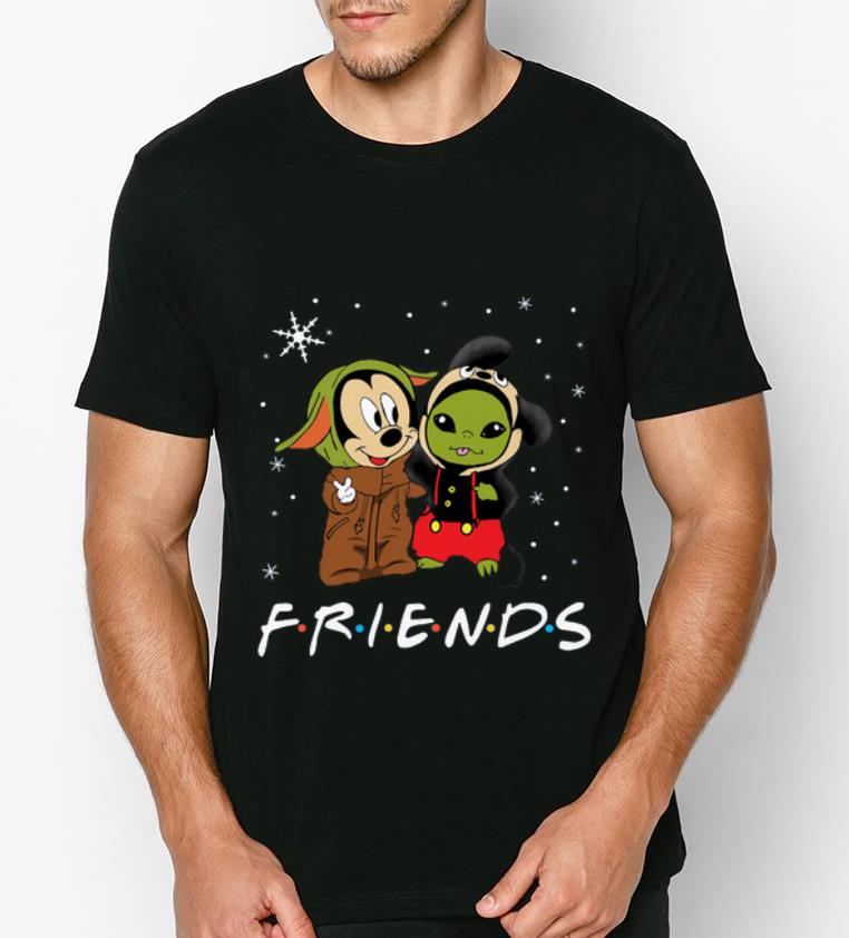 Nice Baby Yoda and Mickey Mouse Friends snow christmas shirt 4 - Nice Baby Yoda and Mickey Mouse Friends snow christmas shirt