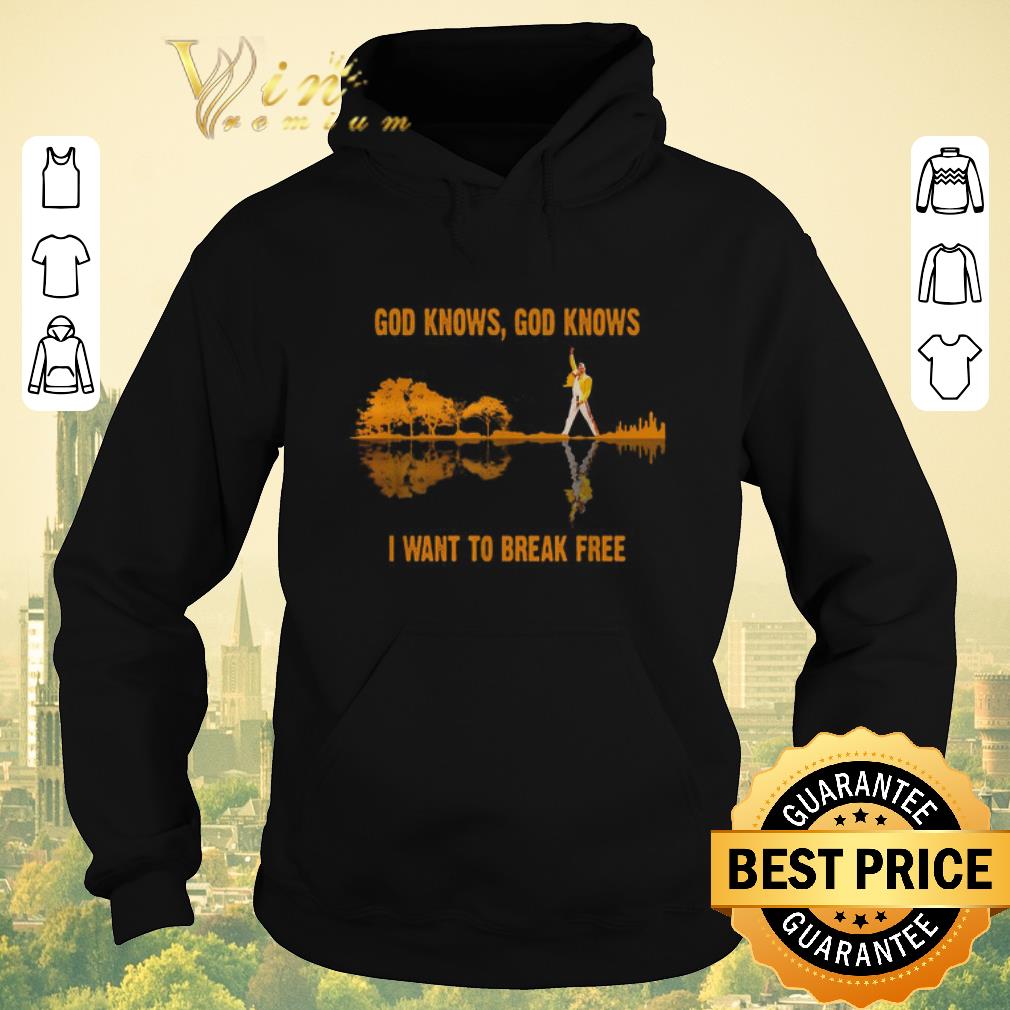 Nice Freddie Mercury God knows i want to break free guitar lake shirt sweater 4 - Nice Freddie Mercury God knows i want to break free guitar lake shirt sweater