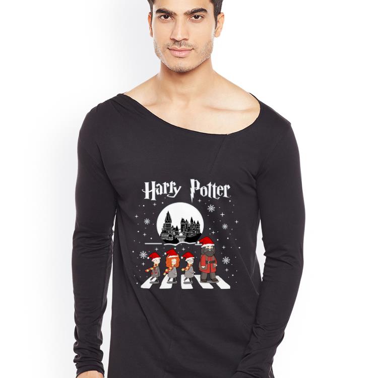 Nice Harry Potter walking On Abbey Road Christmas shirt 4 - Nice Harry Potter walking On Abbey Road Christmas shirt