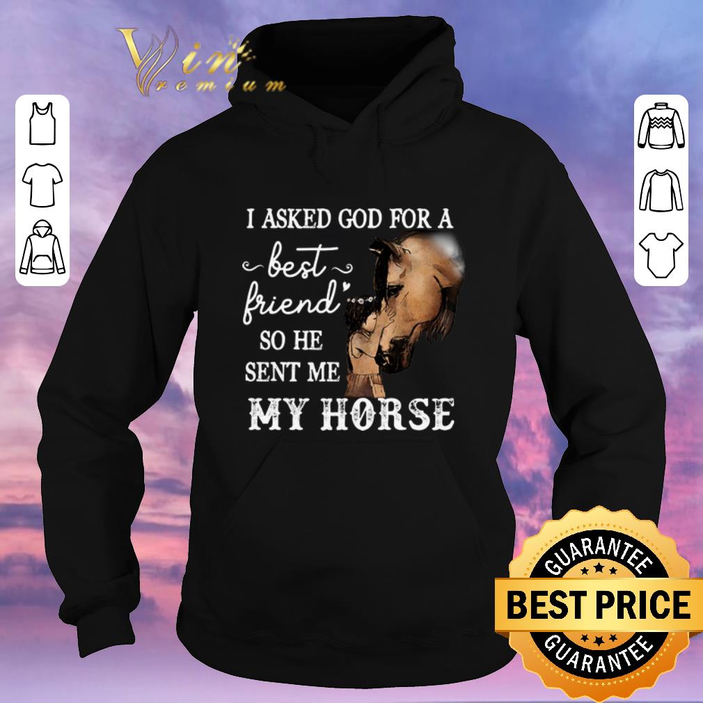 Nice I asked god for a best friend so he sent me my horse shirt sweater 4 - Nice I asked god for a best friend so he sent me my horse shirt sweater
