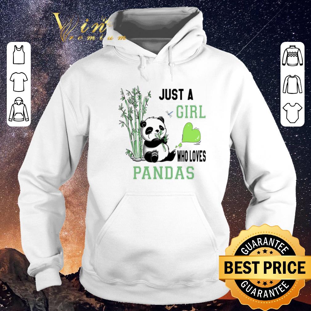 Nice Just a girl who loves Pandas shirt sweater 4 - Nice Just a girl who loves Pandas shirt sweater