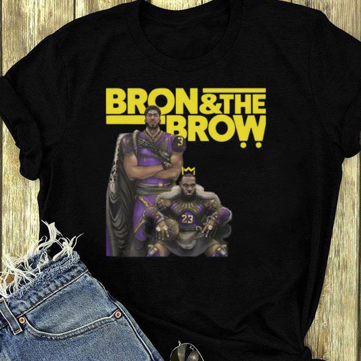 Nice LeBron James Bron The Brow Anthony Davis Los Angeles Lakers shirt 4 - Nice LeBron James Bron & The Brow Anthony Davis Los Angeles Lakers shirt